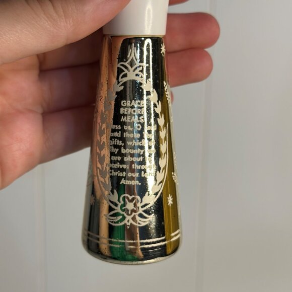 Vintage Table Grace “Grace Before Meals” Salt & Pepper Shaker Set – In Box 2.75" - Picture 5 of 9
